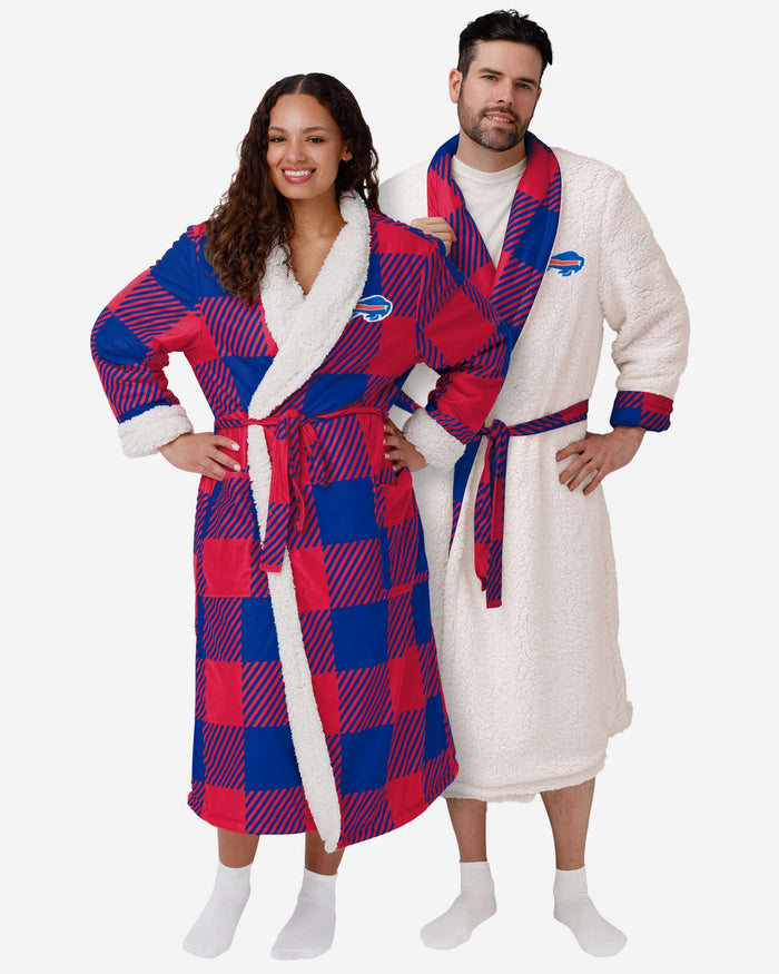 Buffalo Bills Lounge Life Reversible Robe FOCO S/M - FOCO.com