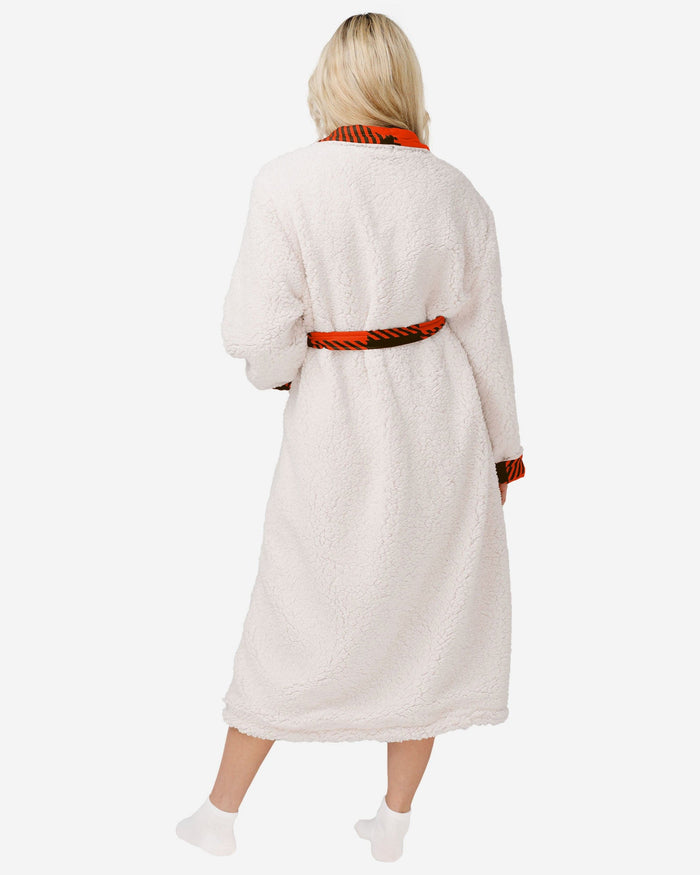 Cleveland Browns Lounge Life Reversible Robe FOCO - FOCO.com