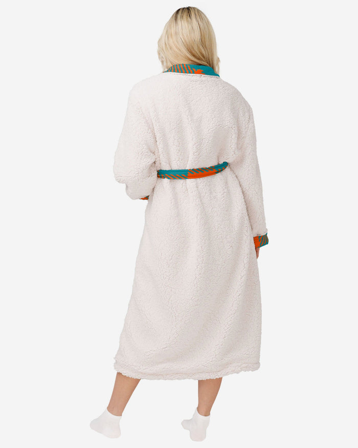 Miami Dolphins Lounge Life Reversible Robe FOCO - FOCO.com