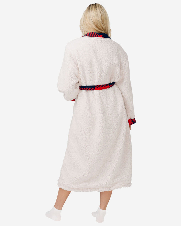 New England Patriots Lounge Life Reversible Robe FOCO - FOCO.com