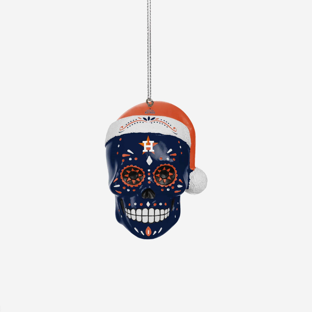 Houston Astros Sugar Skull Ornament FOCO - FOCO.com