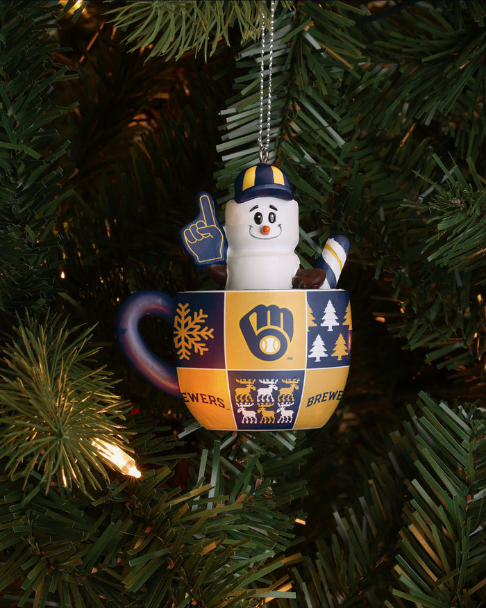 Milwaukee Brewers Smores Mug Ornament FOCO - FOCO.com