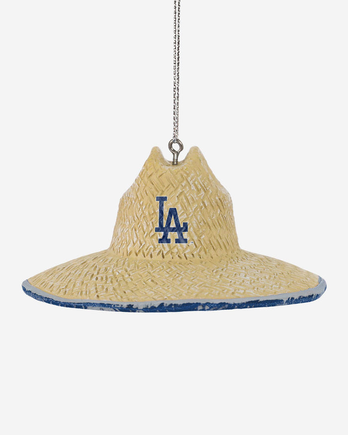 Los Angeles Dodgers Straw Hat Ornament FOCO - FOCO.com