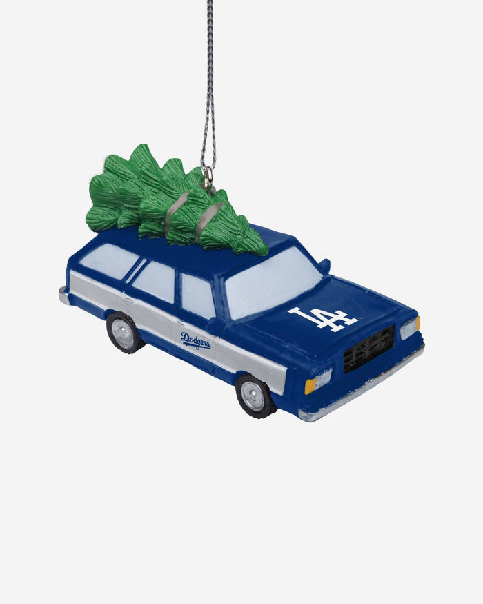 Los Angeles Dodgers Station Wagon With Tree Ornament FOCO - FOCO.com