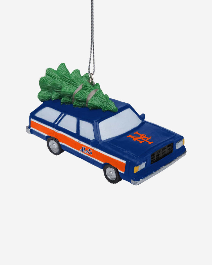 New York Mets Station Wagon With Tree Ornament FOCO - FOCO.com