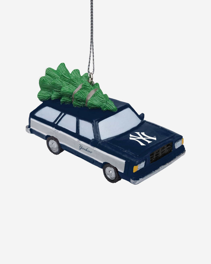 New York Yankees Station Wagon With Tree Ornament FOCO - FOCO.com
