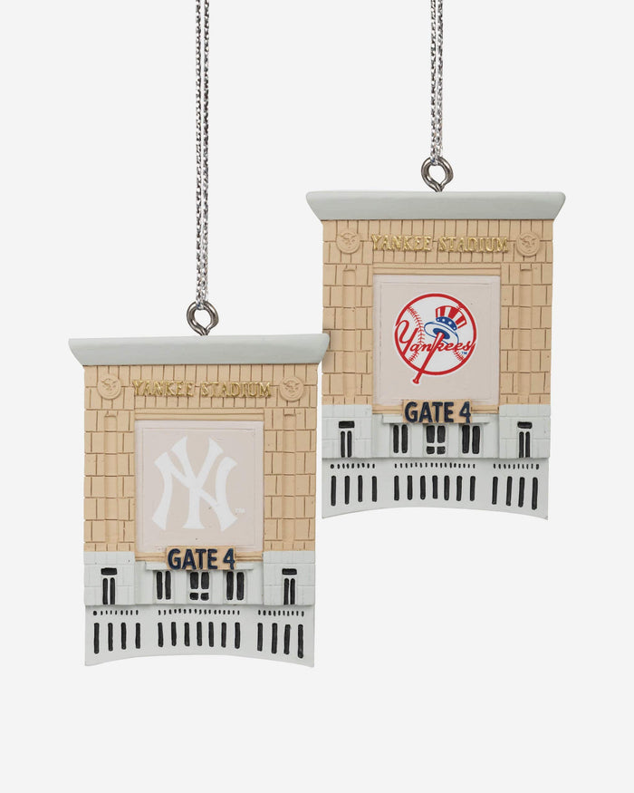 New York Yankees 2 Pack Thematic Ornament Set FOCO - FOCO.com