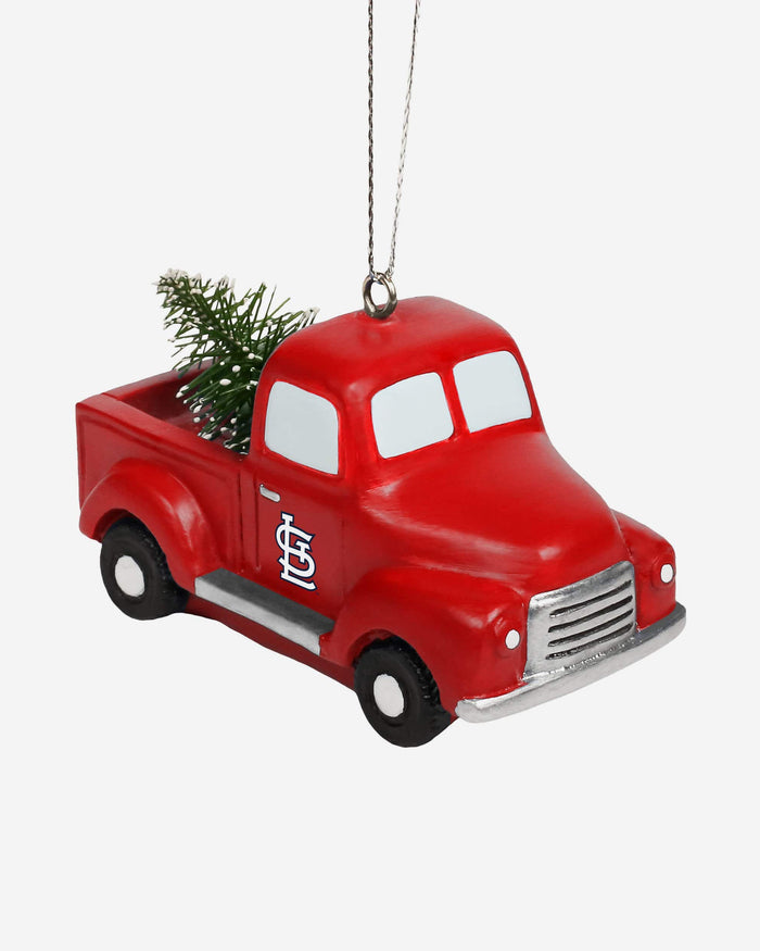 St Louis Cardinals Truck With Tree Ornament FOCO - FOCO.com