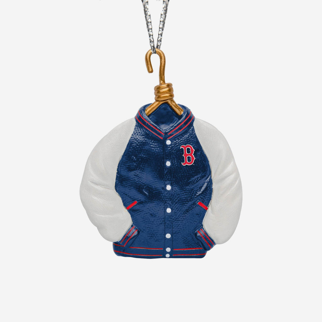 Boston Red Sox Varsity Jacket Ornament FOCO - FOCO.com