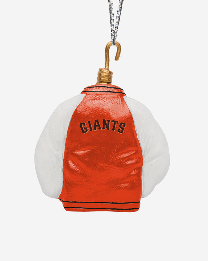 San Francisco Giants Varsity Jacket Ornament FOCO - FOCO.com
