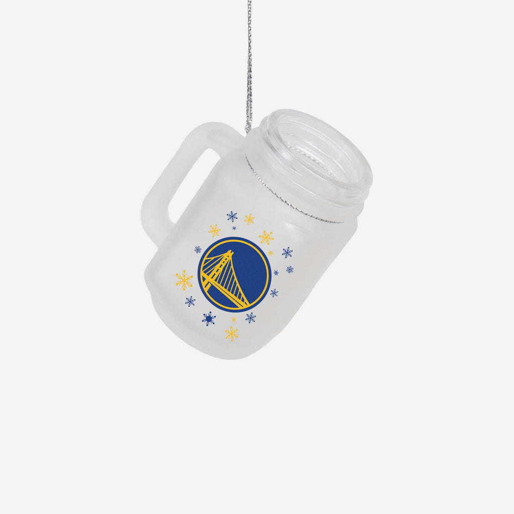 Golden State Warriors Mason Jar Ornament FOCO - FOCO.com