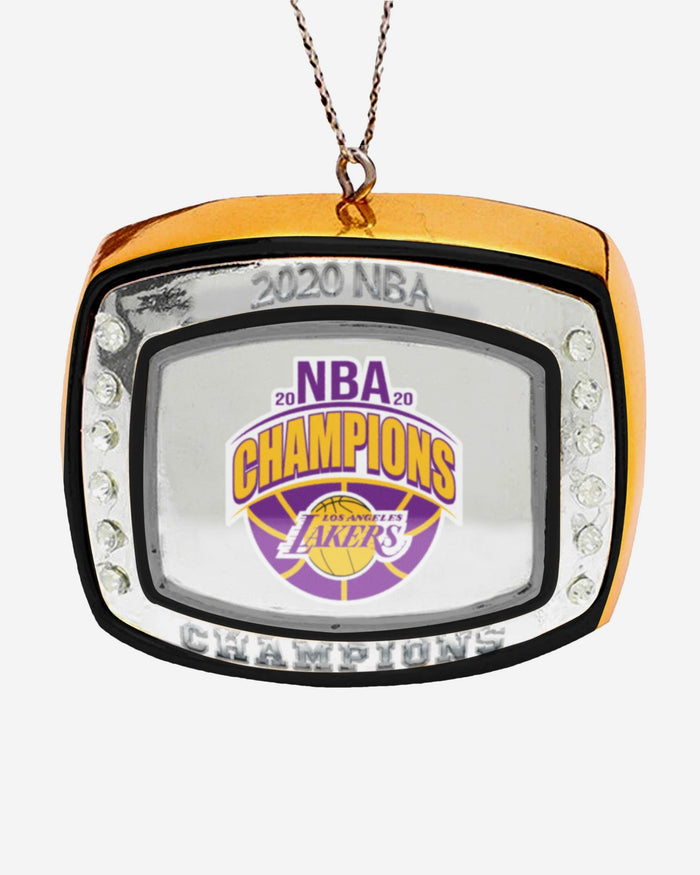 Los Angeles Lakers 2020 NBA Champions Ring Ornament FOCO - FOCO.com