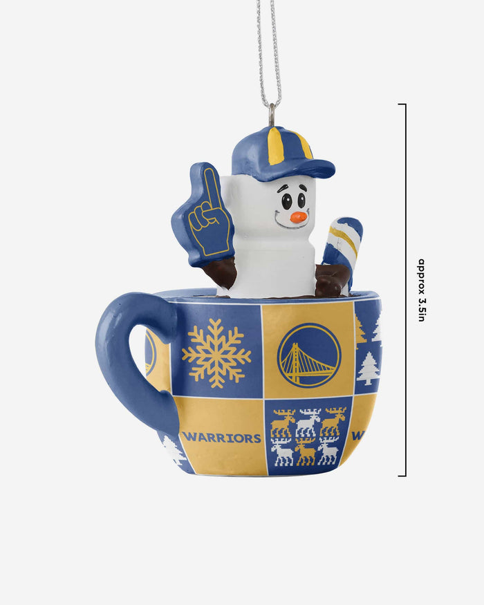Golden State Warriors Smores Mug Ornament FOCO - FOCO.com