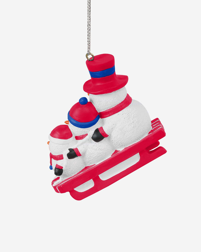 Philadelphia 76ers Sledding Snowmen Ornament FOCO - FOCO.com