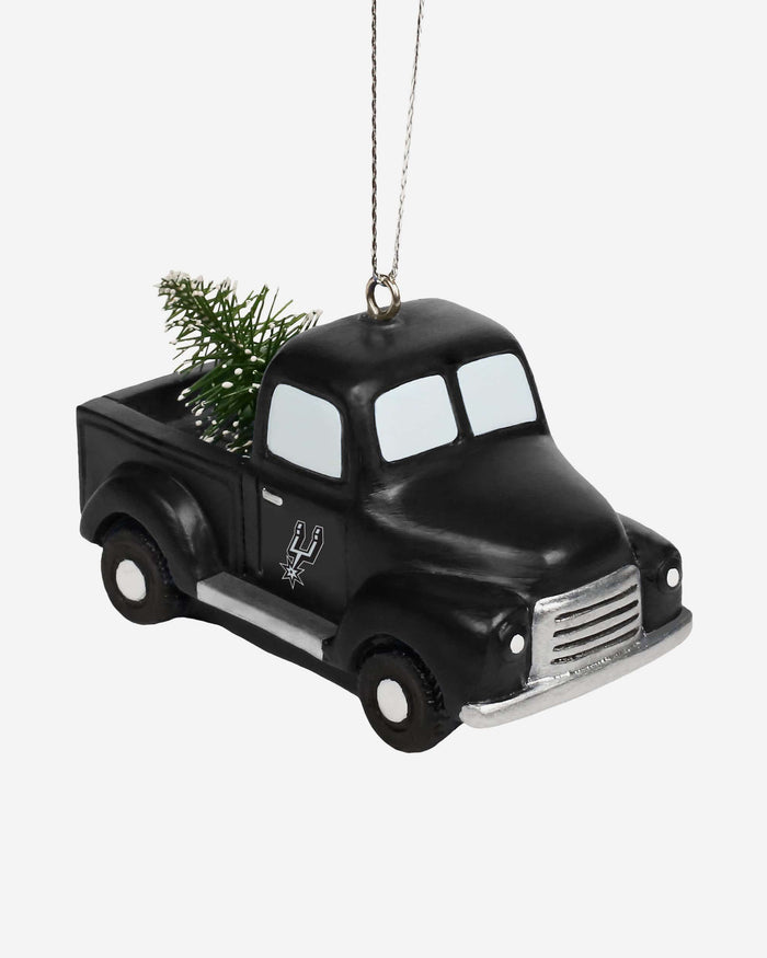 San Antonio Spurs Truck With Tree Ornament FOCO - FOCO.com