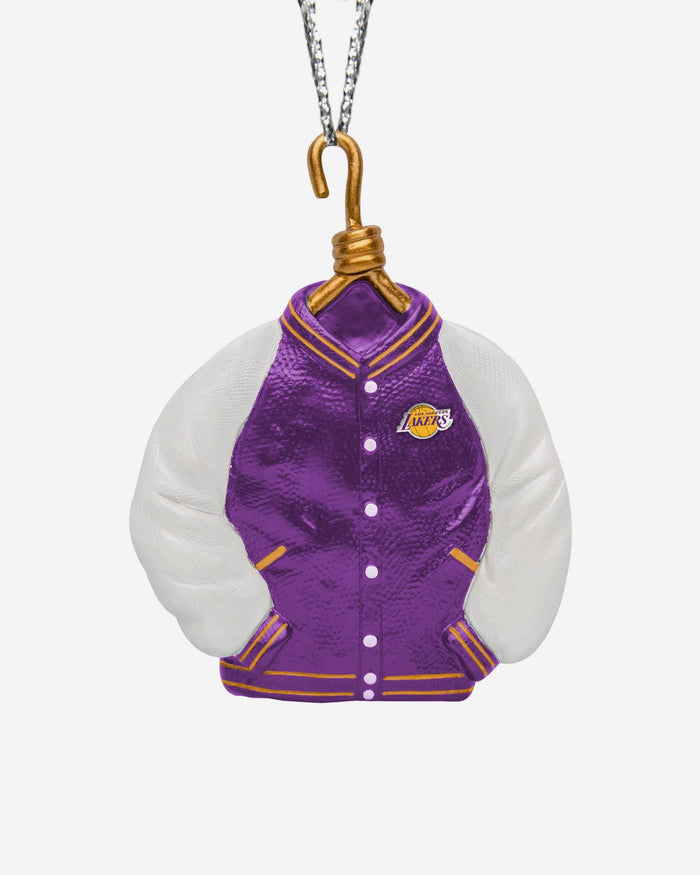 Los Angeles Lakers Varsity Jacket Ornament FOCO - FOCO.com