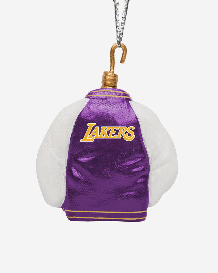 Los Angeles Lakers Varsity Jacket Ornament FOCO - FOCO.com