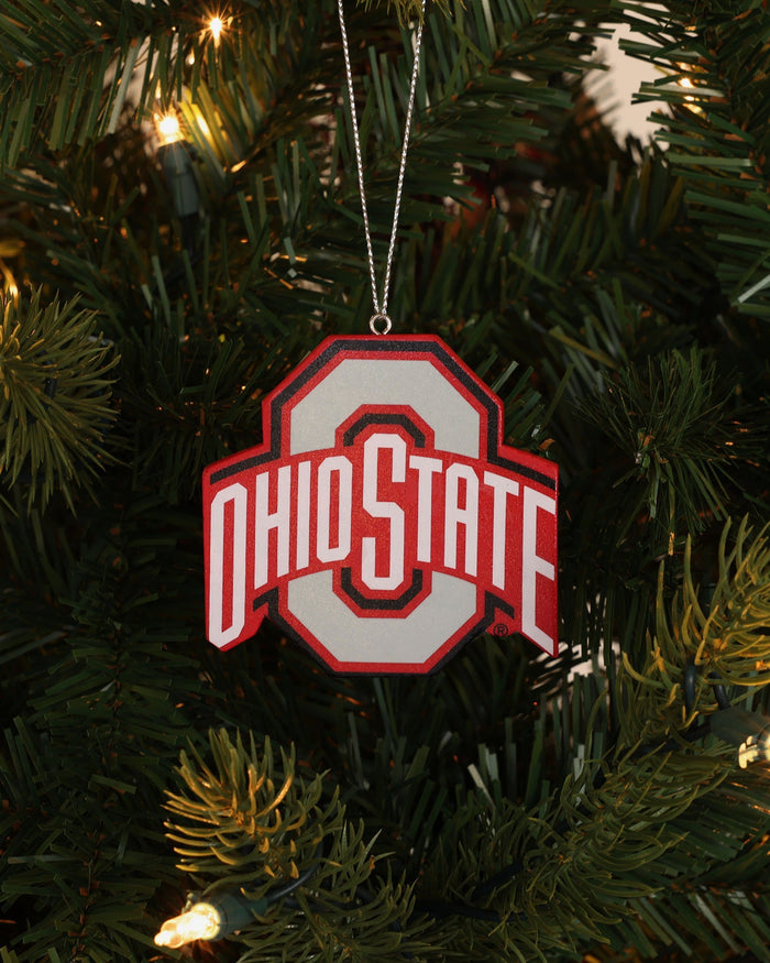 Ohio State Buckeyes Holiday Cheer Logo Ornament FOCO - FOCO.com