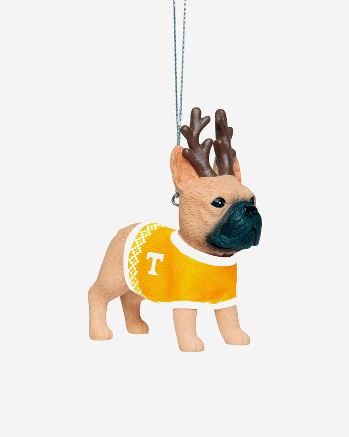 Tennessee Volunteers French Bulldog Wearing Sweater Ornament FOCO - FOCO.com