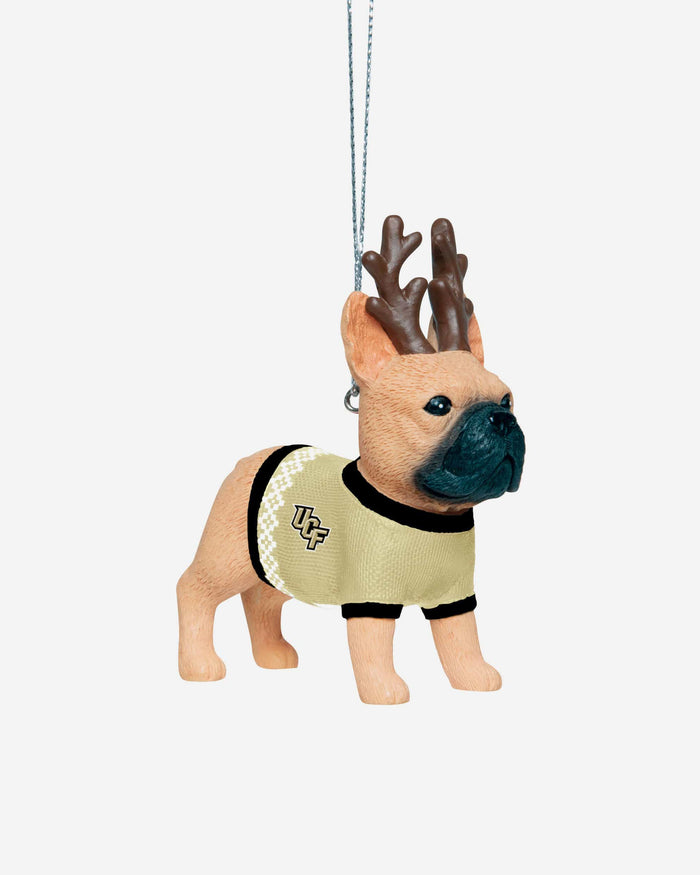 UCF Knights French Bulldog Wearing Sweater Ornament FOCO - FOCO.com