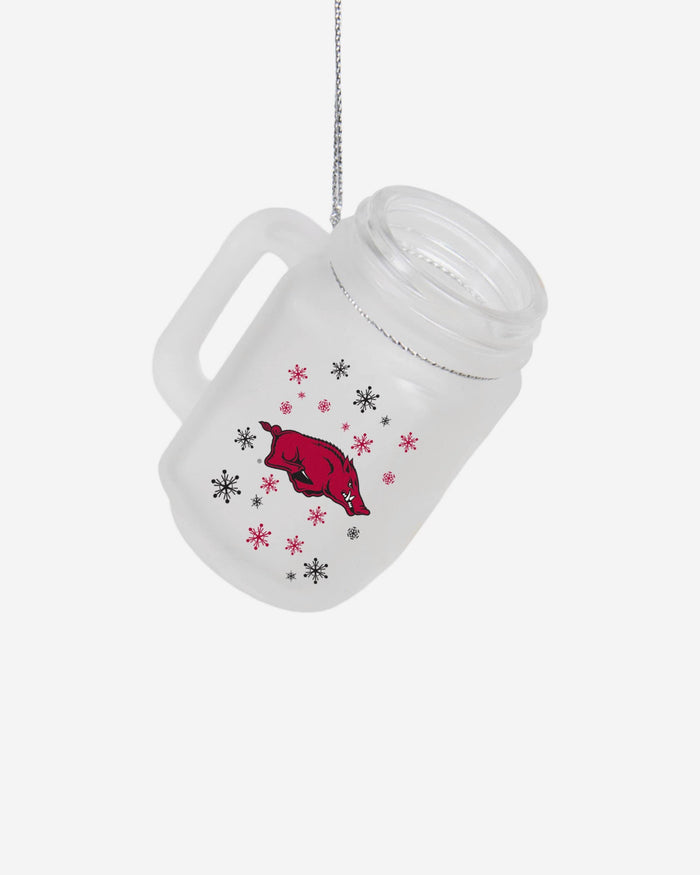 Arkansas Razorbacks Mason Jar Ornament FOCO - FOCO.com