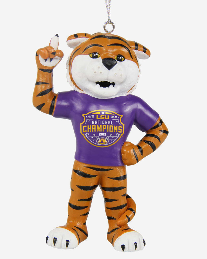 LSU Tigers 2019 Football National Champions Mascot Ornament FOCO - FOCO.com