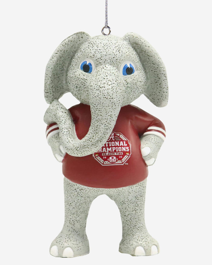 Alabama Crimson Tide 2020 Football National Champions Mascot Ornament FOCO - FOCO.com