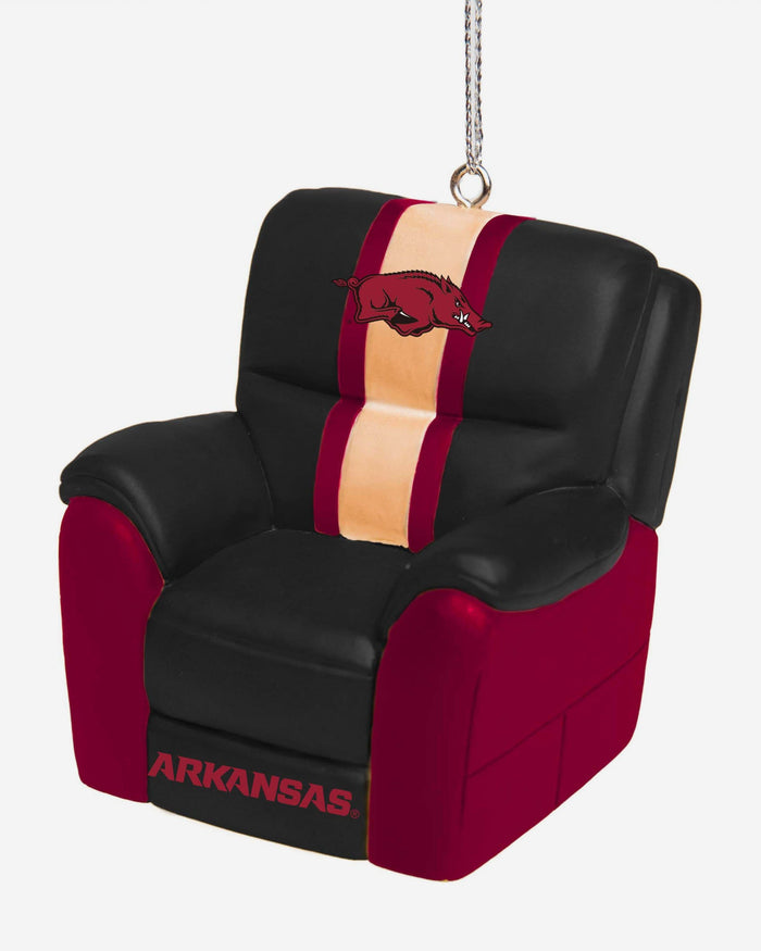 Arkansas Razorbacks Reclining Chair Ornament FOCO - FOCO.com