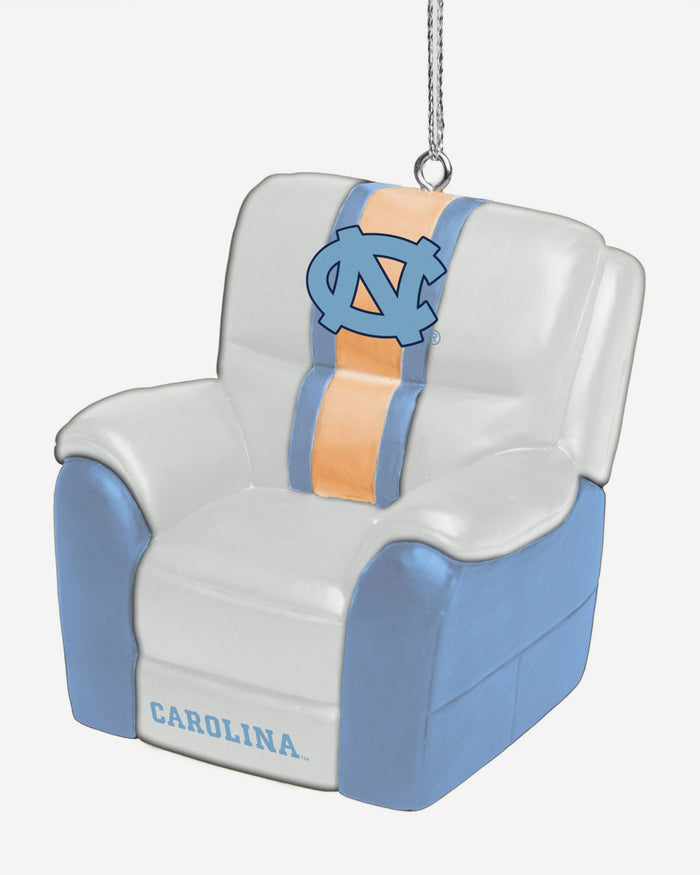 North Carolina Tar Heels Reclining Chair Ornament FOCO - FOCO.com