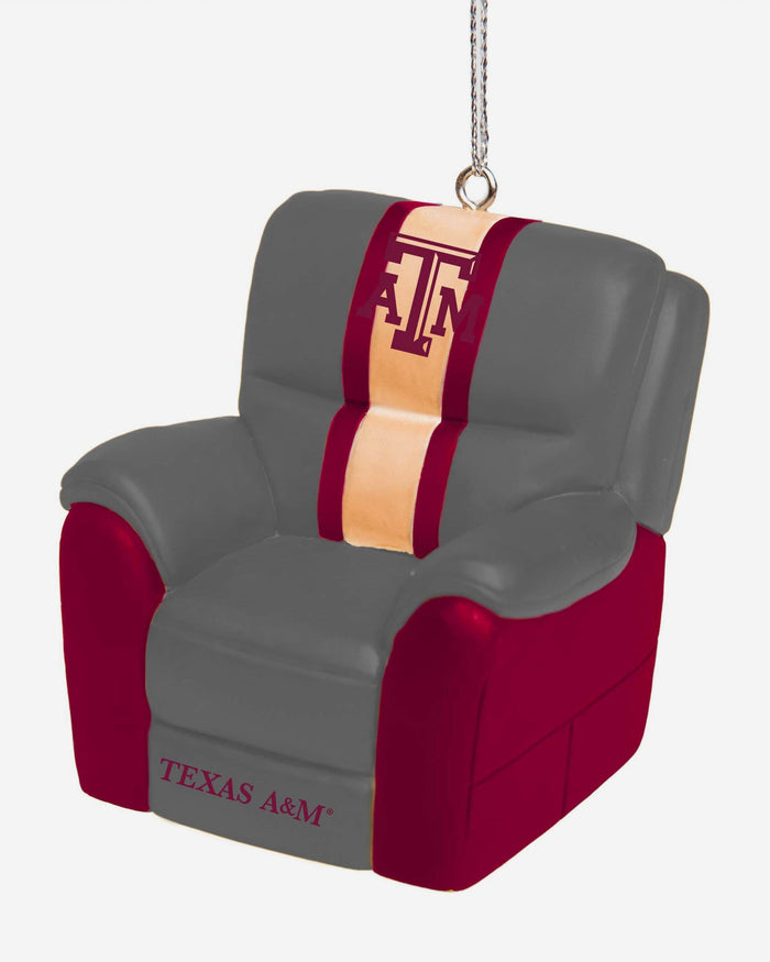 Texas A&M Aggies Reclining Chair Ornament FOCO - FOCO.com