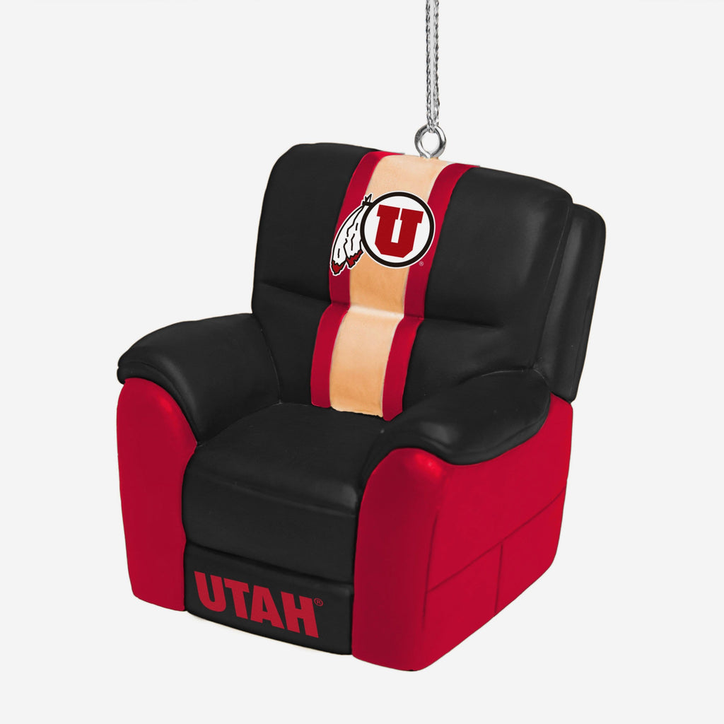 Utah Utes Reclining Chair Ornament FOCO - FOCO.com