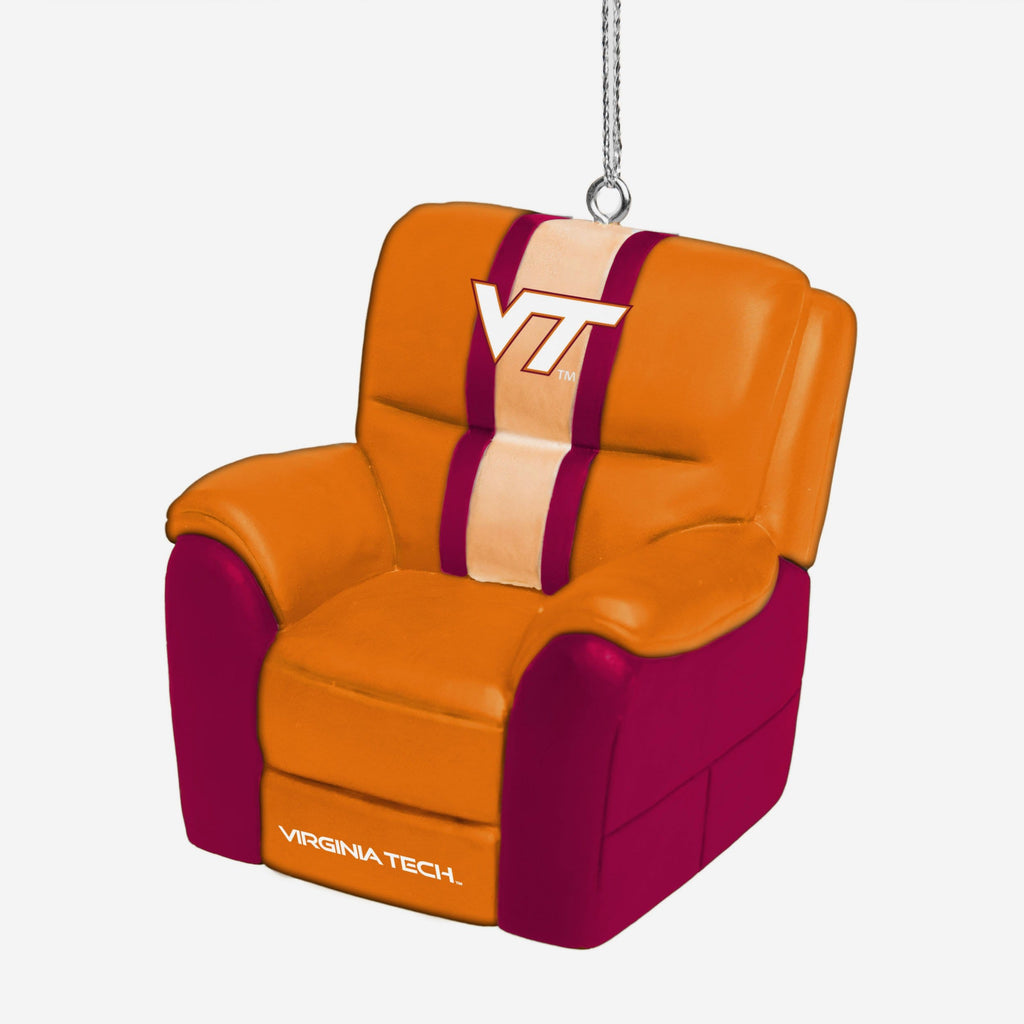 Virginia Tech Hokies Reclining Chair Ornament FOCO - FOCO.com