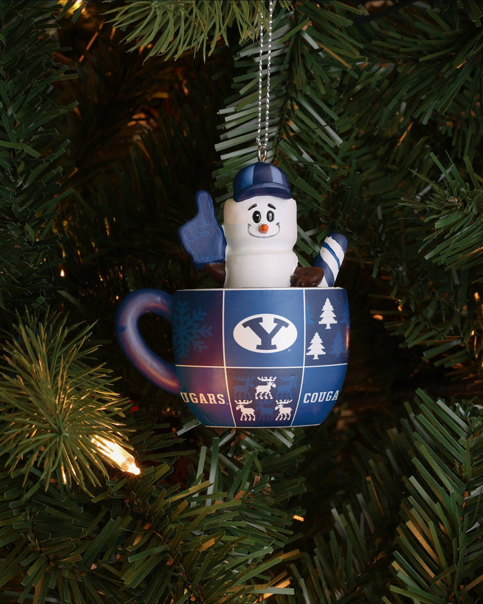 BYU Cougars Smores Mug Ornament FOCO - FOCO.com
