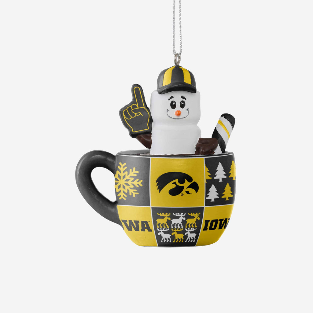 Iowa Hawkeyes Smores Mug Ornament FOCO - FOCO.com