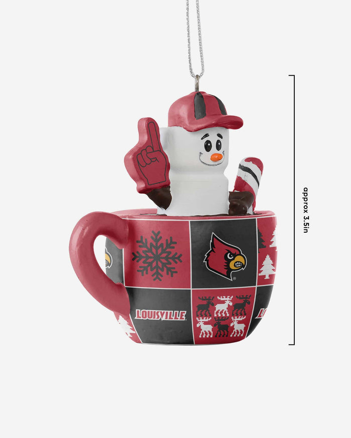 Louisville Cardinals Smores Mug Ornament FOCO - FOCO.com