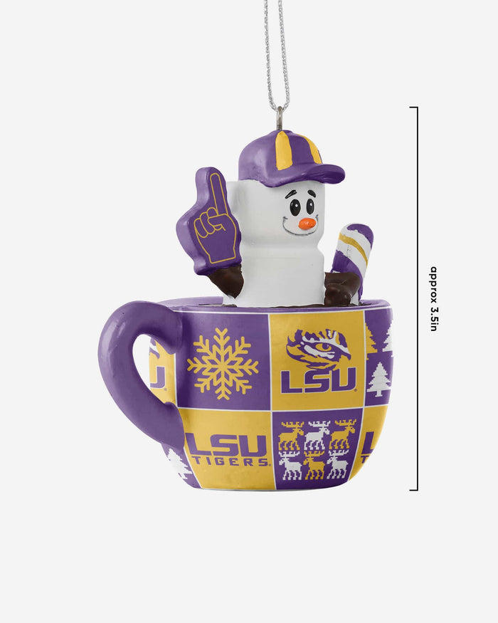 LSU Tigers Smores Mug Ornament FOCO - FOCO.com