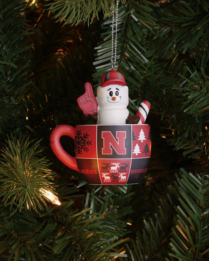 Nebraska Cornhuskers Smores Mug Ornament FOCO - FOCO.com