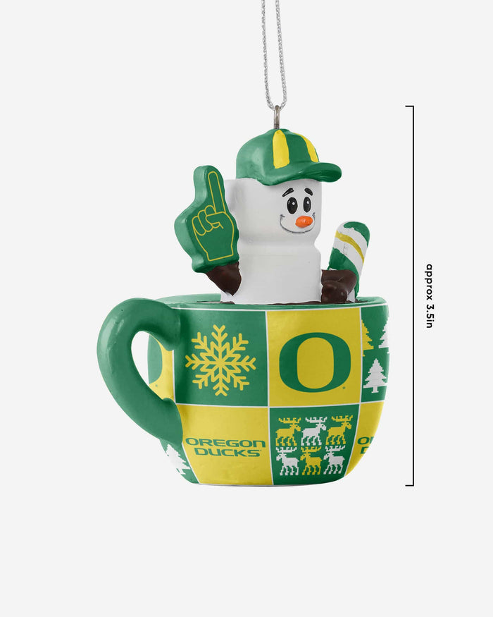 Oregon Ducks Smores Mug Ornament FOCO - FOCO.com