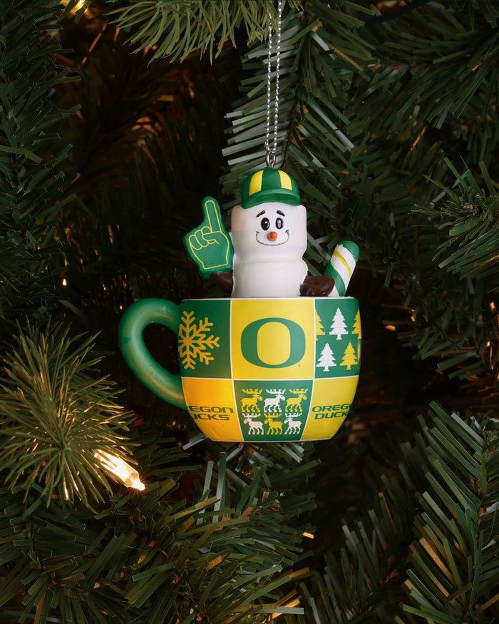 Oregon Ducks Smores Mug Ornament FOCO - FOCO.com