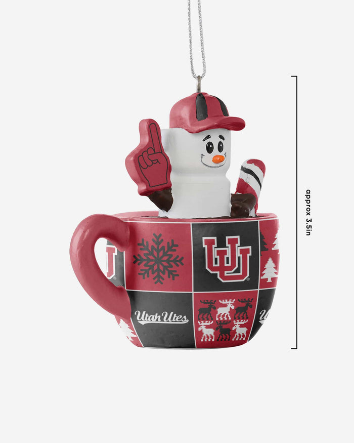 Utah Utes Smores Mug Ornament FOCO - FOCO.com
