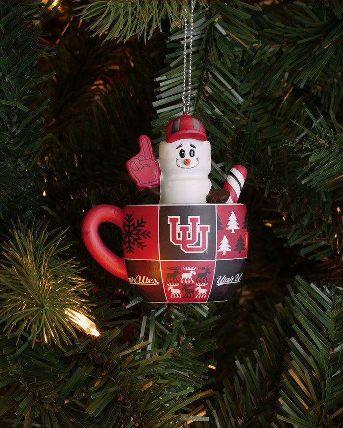 Utah Utes Smores Mug Ornament FOCO - FOCO.com