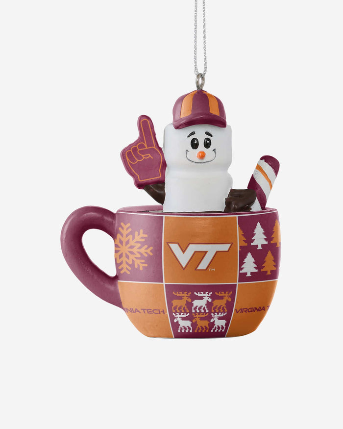 Virginia Tech Hokies Smores Mug Ornament FOCO - FOCO.com