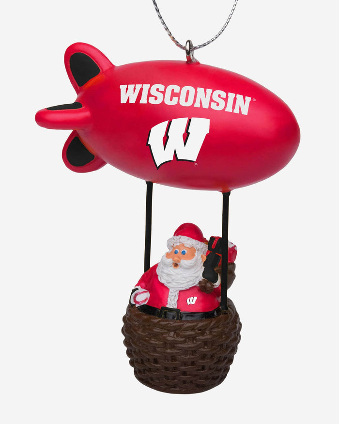 Wisconsin Badgers Santa Blimp Ornament FOCO - FOCO.com