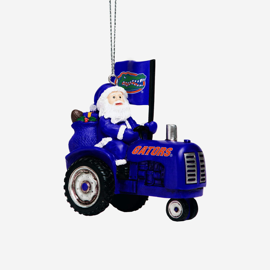 Florida Gators Santa Riding Tractor Ornament FOCO - FOCO.com