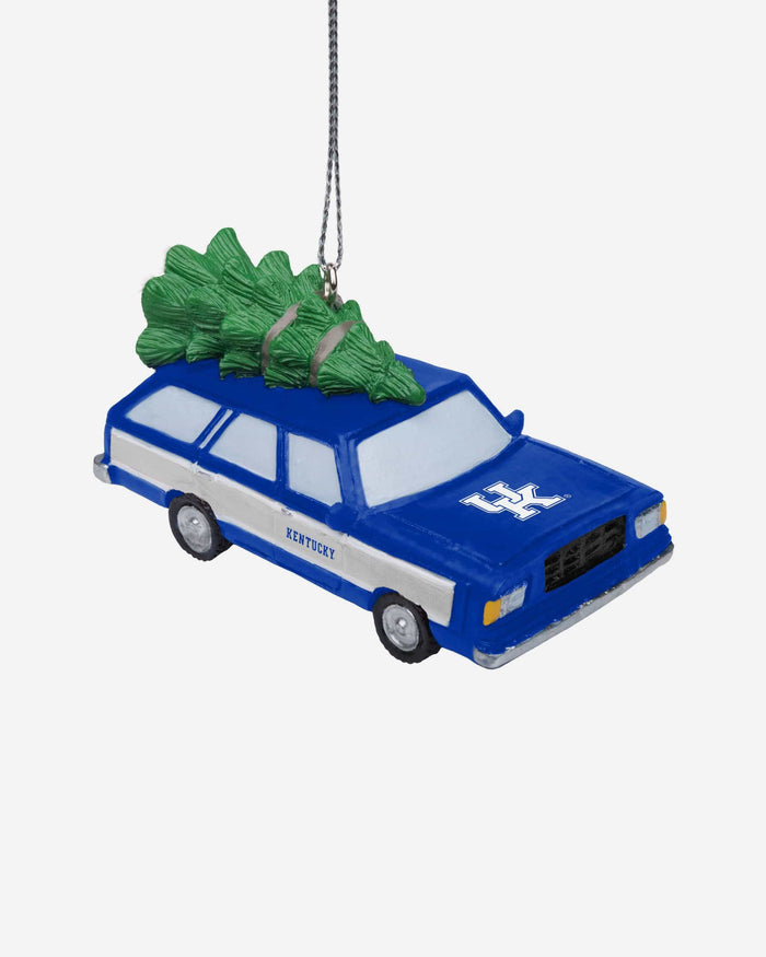 Kentucky Wildcats Station Wagon With Tree Ornament FOCO - FOCO.com