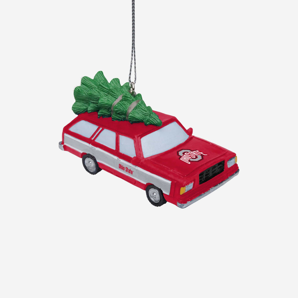 Ohio State Buckeyes Station Wagon With Tree Ornament FOCO - FOCO.com