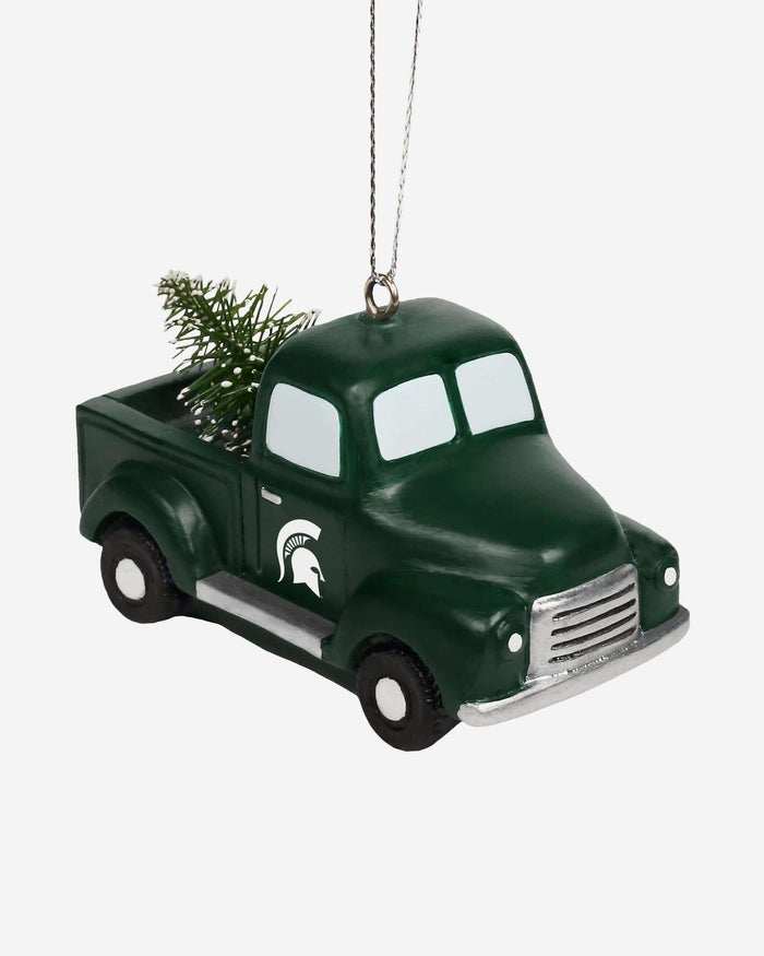 Michigan State Spartans Truck With Tree Ornament FOCO - FOCO.com