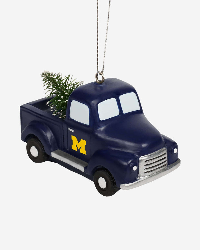 Michigan Wolverines Truck With Tree Ornament FOCO - FOCO.com