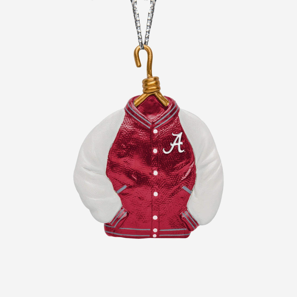 Alabama Crimson Tide Varsity Jacket Ornament FOCO - FOCO.com