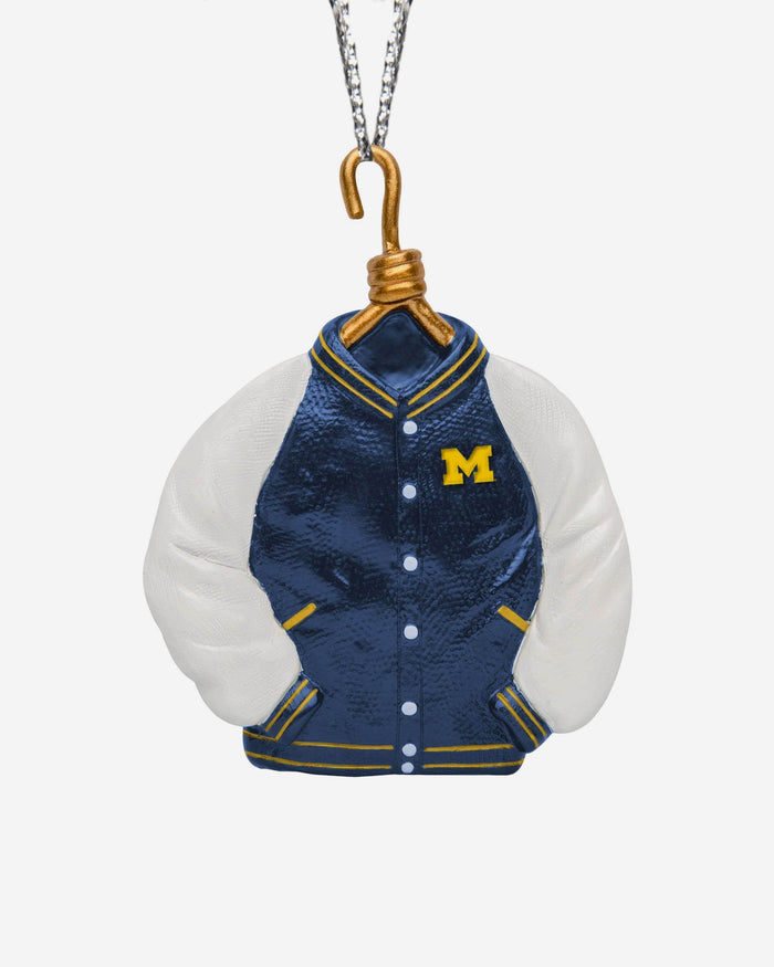 Michigan Wolverines Varsity Jacket Ornament FOCO - FOCO.com